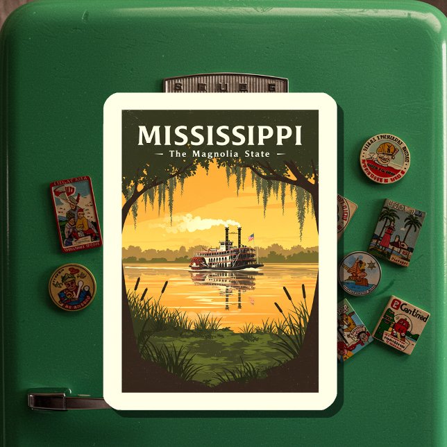 Imán Vintage Mississippi (Subido por el creador)