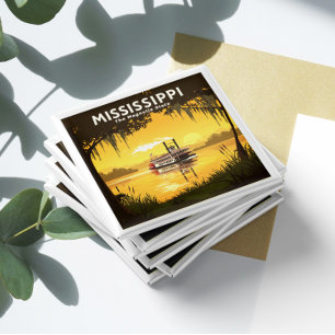 Imán Vintage Mississippi