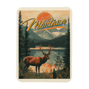 Imán Vintage Montana