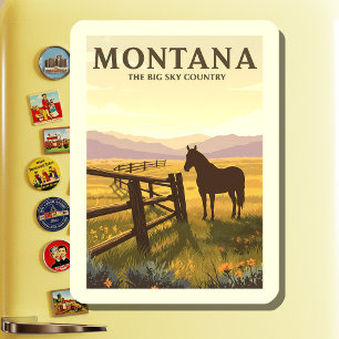 Imán Vintage Montana