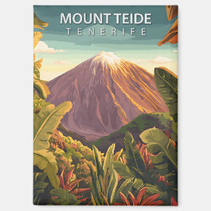 Imán Vintage Monte Teide Tenerife Canarias