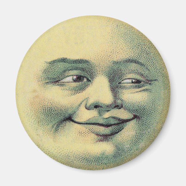Imán Vintage Moon (Frente)