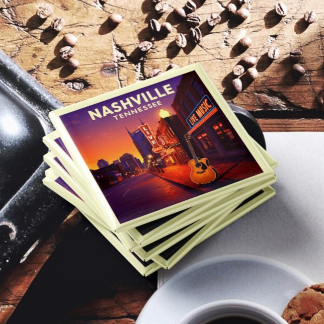Imán Vintage Nashville Tennessee (Subido por el creador)