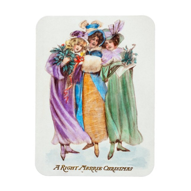 Imán Vintage navidad (Vertical)