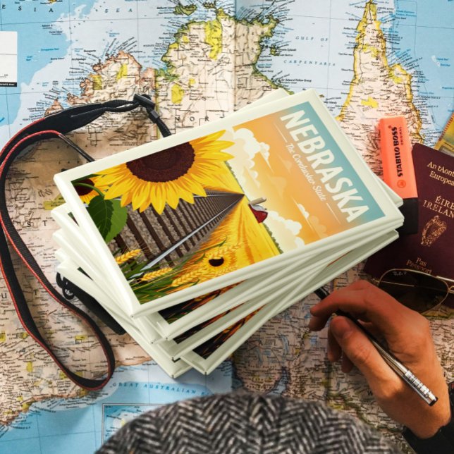 Imán Vintage Nebraska (Subido por el creador)