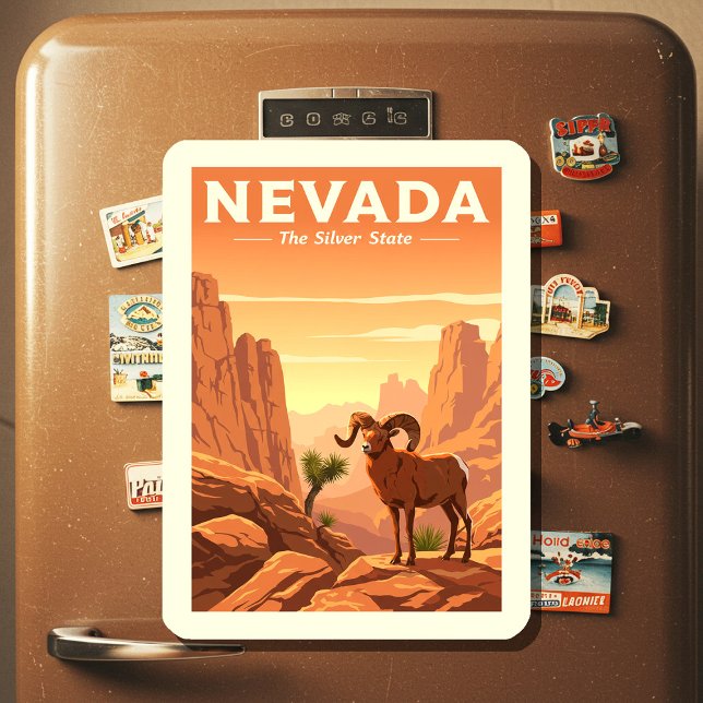 Imán Vintage Nevada (Subido por el creador)