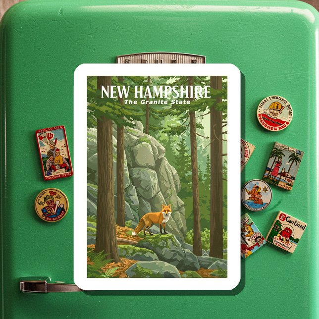 Imán Vintage New Hampshire (Subido por el creador)