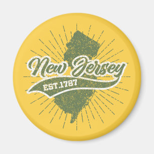 Imán Vintage New Jersey