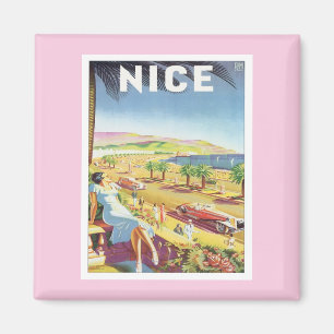 Imán Vintage Nice France Magnet