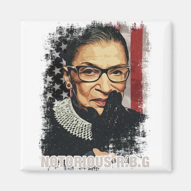 Imán Vintage Notorious RBG (Frente)