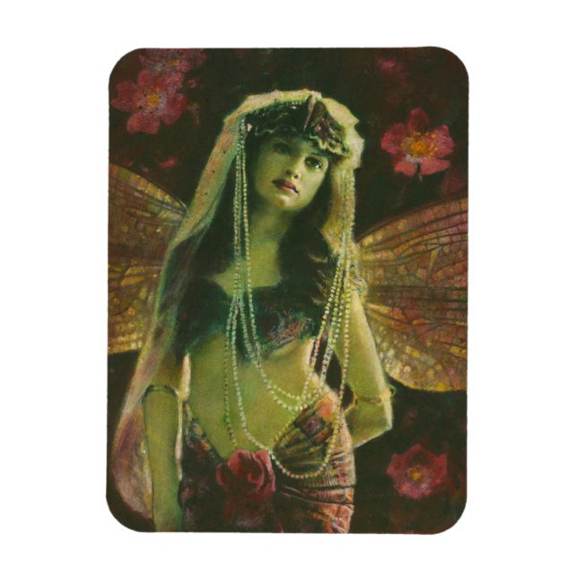 Imán Vintage Nymph Flexible Magnet (Vertical)