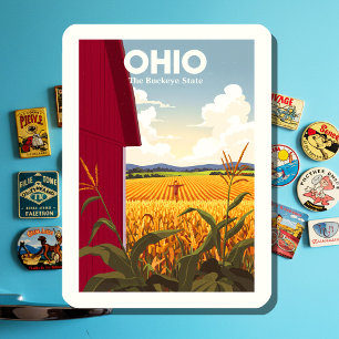 Imán Vintage Ohio