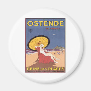 Imán Vintage Ostende Belgique