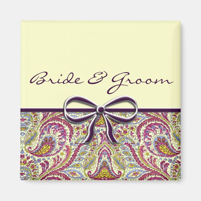 Imán Vintage Paisley (Frente)