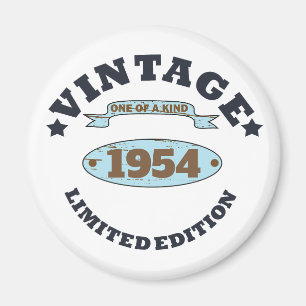 Imán Vintage personalizado de 70 años