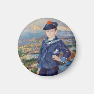Imán Vintage Pierre Auguste Renoir Sailor Boy