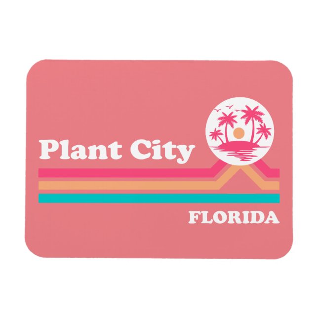 Imán Vintage Plant City Florida (Horizontal)
