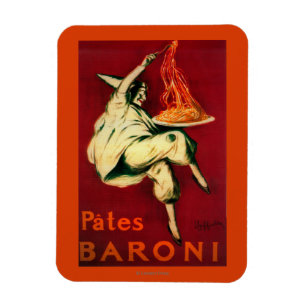 Imán Vintage PosterEurope de Baroni de las coronillas