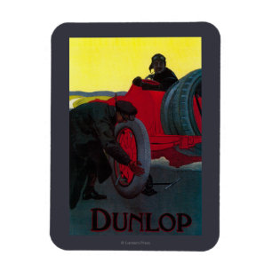 Imán Vintage PosterEurope de Dunlop