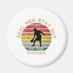 Imán Vintage Retro Pickleball Funny