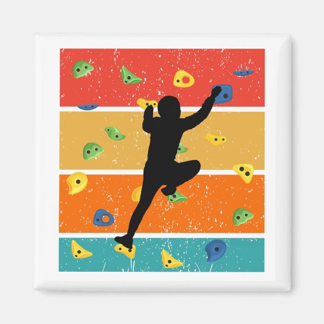 Imán Vintage Rock Indoor Climbing (Frente)