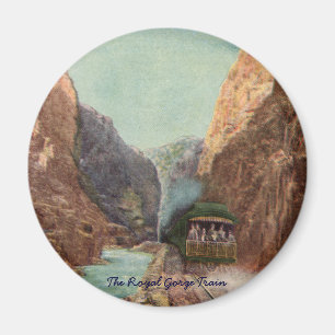 Imán Vintage Royal Gorge Train Magnet