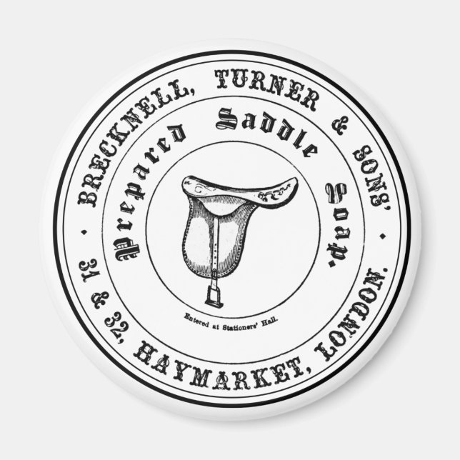 Imán Vintage Saddle Farmhouse (Frente)