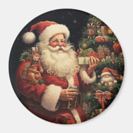 Imán Vintage Santa