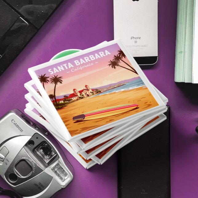 Imán Vintage Santa Barbara California (Subido por el creador)