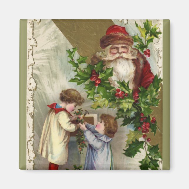 Imán Vintage Santa Claus (Frente)