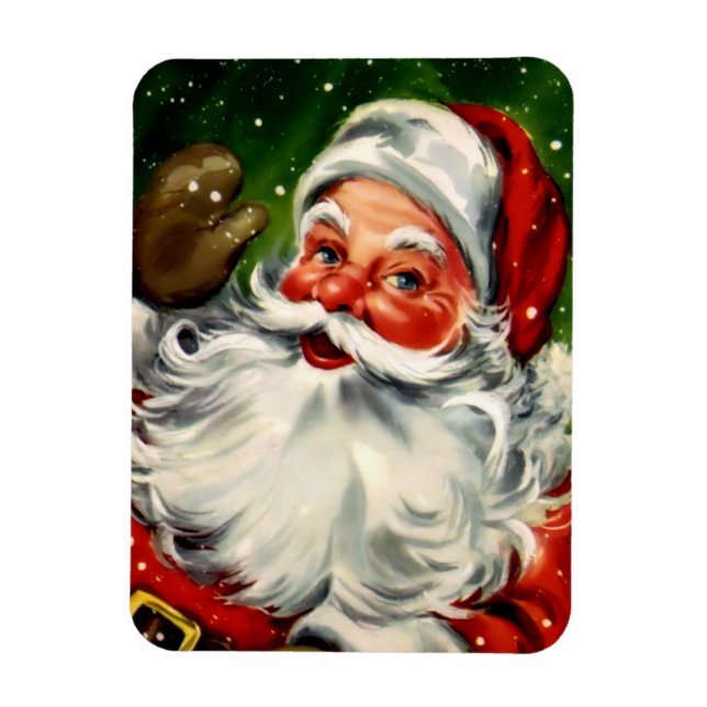 Imán Vintage Santa Flex Magnet (Vertical)