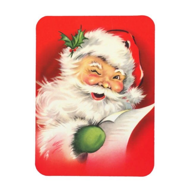 Imán Vintage Santa Flex Magnet (Vertical)