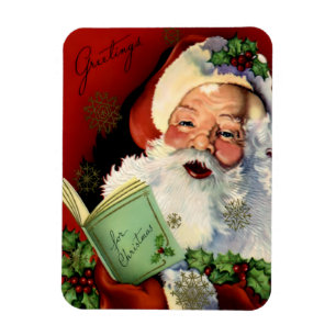 Imán Vintage Santa Flex Magnet