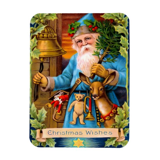 Imán Vintage Santa Flex Magnet (Vertical)