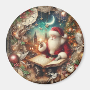 Imán Vintage Santa Magnet