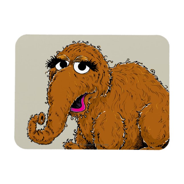 Imán Vintage Snuffleupagus (Horizontal)