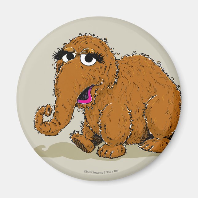 Imán Vintage Snuffleupagus (Frente)