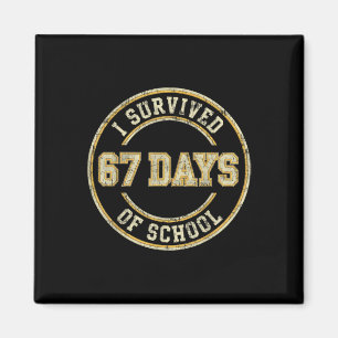 Imán Vintage Sobreviví 67 Días De Maestros De Escuela E