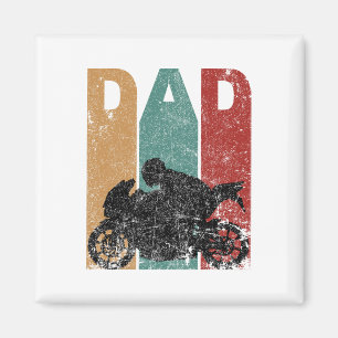 Imán Vintage Sport Bike Dad Day Gift Moto de ciclismo