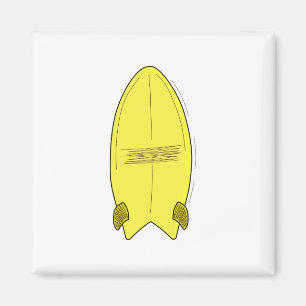 Imán Vintage Surfboard