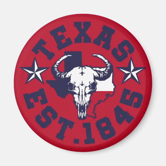 Imán Vintage Texas (Frente)