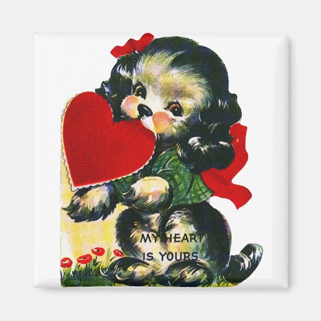 Imán Vintage Valentine (Frente)