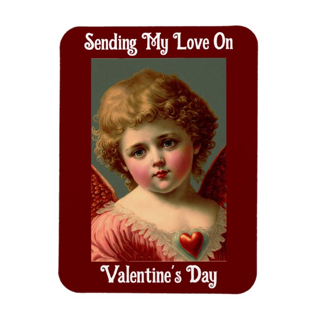 Imán Vintage Valentine Angel Flexible Magnet (Vertical)