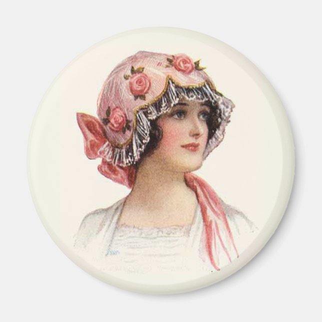 IMÁN VINTAGE VICTORIAN GORRA FASHION (Frente)