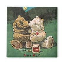Vintage victoriano Cottagecore Honey Bears