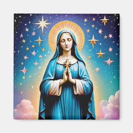 Imán Vintage Virgin Mary Magnet, católica