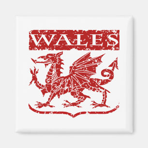 Imán Vintage Wales