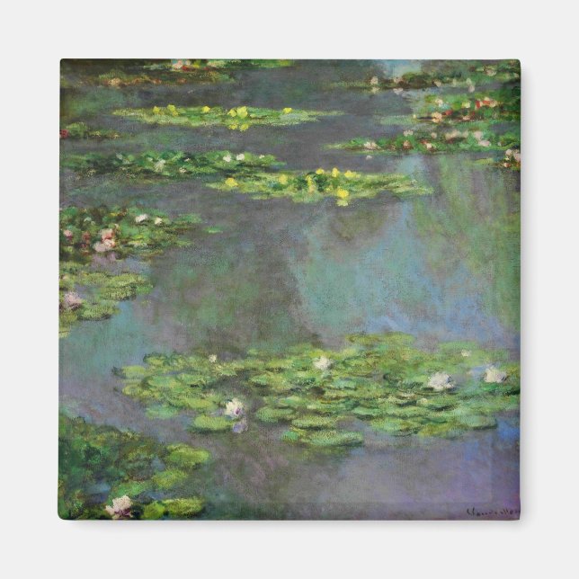 Imán Vintage Water Lillies (Frente)