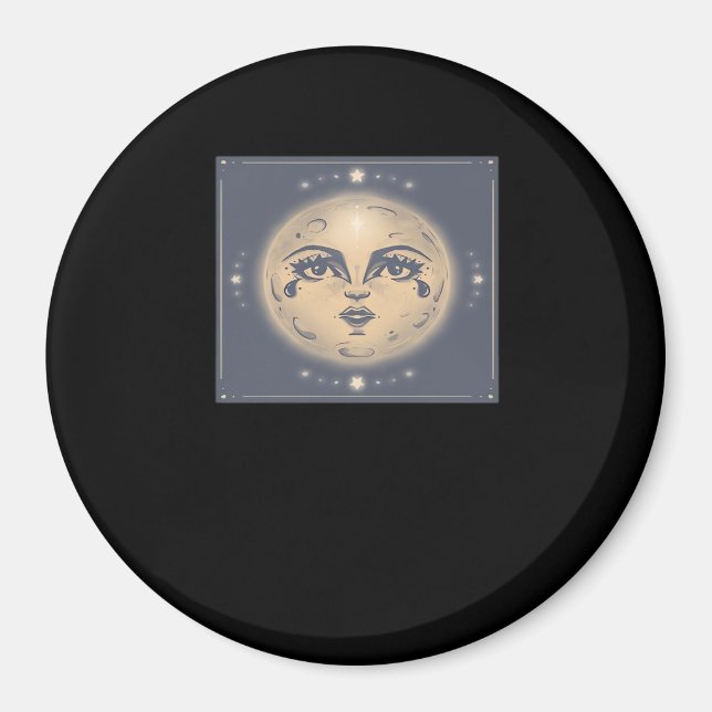 Imán Vintage Whimsigoth Moon (Frente)