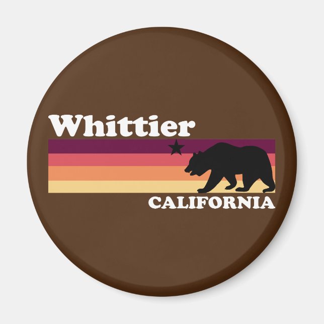 Imán Vintage Whittier California (Frente)